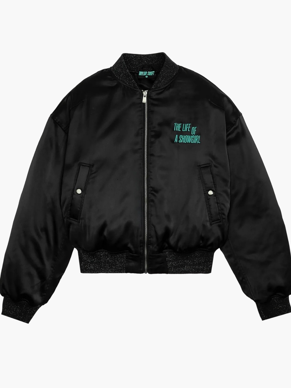Taylor Swift Got A WI$HL$ST Bomber Jacket